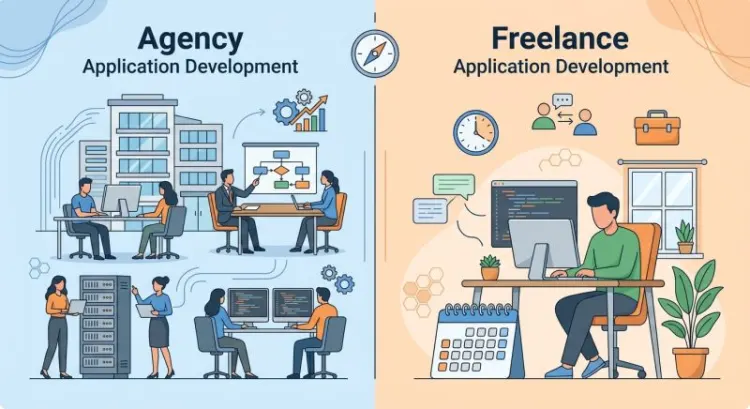 Agence ou développeur freelance pour une application mobile en 2026 ?